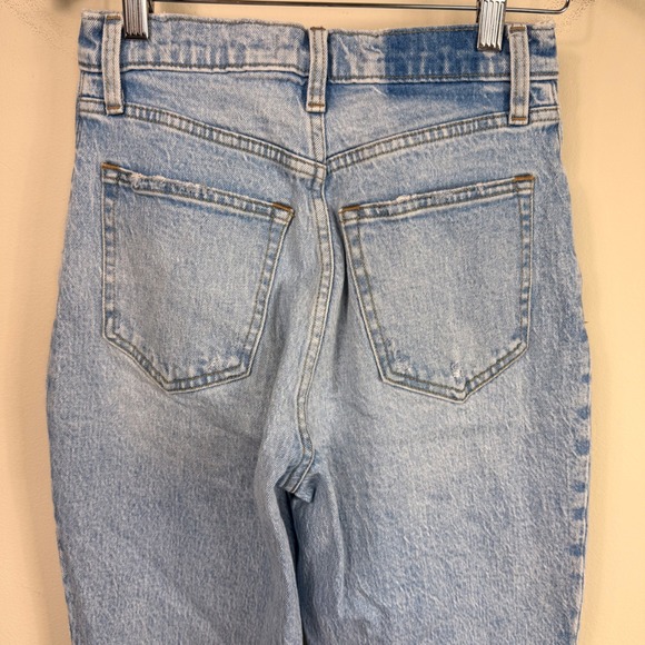 Abercrombie Fitch Curve Love Ultra High Rise 90s Straight Jeans Light Wash 26/2R - Picture 7 of 15